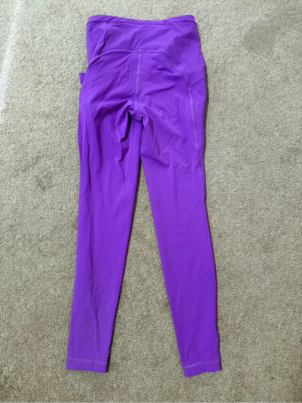 Purple Lululemon High-Waist Active Leggings
